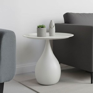 pak-128-000062 ΒΟΗΘΗΤΙΚΟ ΤΡΑΠΕΖΙ SAMINO PAKOWORLD ΜΕΤΑΛΛΟ ΣΕ ΚΡΕΜ ΑΠΟΧΡΩΣΗ Φ39X42ΕΚ