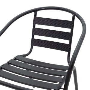 pak-130-000014-4 ΠΟΛΥΘΡΟΝΑ TADE PAKOWORLD ΣΤΟΙΒΑΖΟΜΕΝΗ ΜΕΤΑΛΛΟ ΜΑΥΡΟ 54X62X74ΕΚ