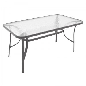 pak-130-000081-3 TΡΑΠΕΖΑΡΙΑ CALAN-ENSURE PAKOWORLD ΣΕΤ 7ΤΕΜ ΣΚΟΥΡΟ ΑΝΘΡΑΚΙ ΜΕΤΑΛΛΟ ΚΑΙ TEXTILENE ΑΝΘΡΑΚΙ 140X80X70ΕΚ