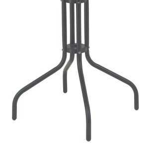 pak-130-000102-2 ΤΡΑΠΕΖΙ VERGO PAKOWORLD ΑΝΘΡΑΚΙ ΜΕΤΑΛΛΟ Φ60X70ΕΚ