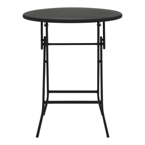 pak-130-000111-1 ΤΡΑΠΕΖΙ ALBERO PAKOWORLD ΠΤΥΣΣΟΜΕΝΟ ΜΕΤΑΛΛΟ ΣΕ ΑΝΘΡΑΚΙ ΑΠΟΧΡΩΣΗ Φ60X70ΕΚ
