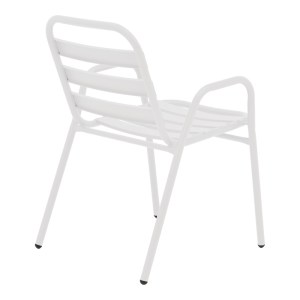 pak-130-000168-2 ΤΡΑΠΕΖΑΡΙΑ SUSSIE-ENSURE PAKOWORLD 5ΤΕΜ ΜΕΤΑΛΛΟ-ΓΥΑΛΙ ΣΕ ΛΕΥΚΗ ΑΠΟΧΡΩΣΗ 120X70X70ΕΚ