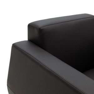 pak-132-000001-4 ΠΟΛΥΘΡΟΝΑ DERMIS PAKOWORLD INOX-ΤΕΧΝΟΔΕΡΜΑ ΜΑΥΡΟ 88X75X75ΕΚ