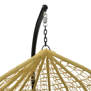 pak-135-000025-3 ΚΟΥΝΙΑ ZAFER PAKOWORLD ΚΡΕΜΑΣΤΗ PP ΣΕ ΦΥΣΙΚΟ ΧΡΩΜΑ ΚΑΙ ΜΑΥΡΟ ΜΕΤΑΛΛΟ 106X103X200ΕΚ