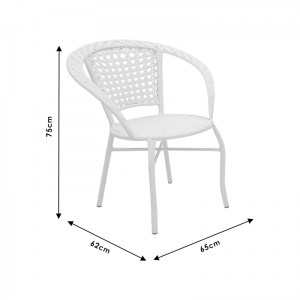 pak-140-000028-3 ΣΑΛΟΝΙ ΚΗΠΟΥ SAYLOR PAKOWORLD ΣΕΤ 3ΤΕΜ ΜΕΤΑΛΛΟ-PE RATTAN ΚΑΦΕ