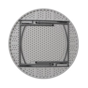 pak-142-000010-1 ΤΡΑΠΕΖΙ ΜΟΝΟΚΟΜΜΑΤΟ CATERING-ΣΥΝΕΔΡΙΟΥ COMFORT PAKOWORLD ΛΕΥΚΟ ΣΤΡΟΓΓΥΛΟ Φ150X74ΕΚ