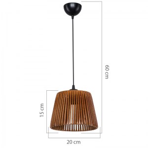 pak-147-000061-3 ΦΩΤΙΣΤΙΚΟ ΟΡΟΦΗΣ PWL-1116 PAKOWORLD Ε27 ΚΑΦΕ Φ22X60ΕΚ
