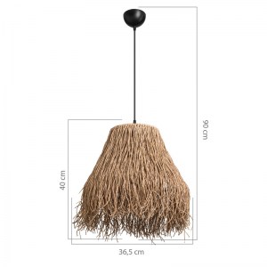pak-147-000076-3 ΦΩΤΙΣΤΙΚΟ ΟΡΟΦΗΣ ΜΟΝΟΦΩΤΟ PWL-1126 PAKOWORLD Ε27 ΚΑΦΕ Φ36.5X90ΕΚ