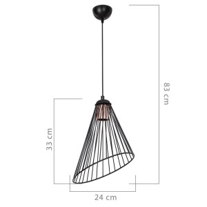 pak-147-000113-3 ΦΩΤΙΣΤΙΚΟ ΟΡΟΦΗΣ ΜΟΝΟΦΩΤΟ PWL-1192 PAKOWORLD Ε27 ΜΑΥΡΟ ΜΕΤΑΛΛΟ Φ24X83ΕΚ