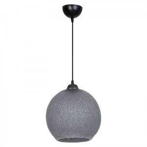 pak-147-000118-2 ΦΩΤΙΣΤΙΚΟ ΟΡΟΦΗΣ ΜΟΝΟΦΩΤΟ LESHIA PAKOWORLD Ε27 ΓΚΡΙ Φ26X72ΕΚ