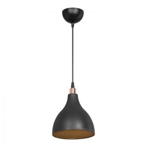 pak-147-000129-1 ΦΩΤΙΣΤΙΚΟ ΟΡΟΦΗΣ ΜΟΝΟΦΩΤΟ LOFTY PAKOWORLD Ε27 ΜΑΥΡΟ Φ18X56ΕΚ