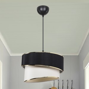 pak-147-000133-2 ΦΩΤΙΣΤΙΚΟ ΟΡΟΦΗΣ ΜΟΝΟΦΩΤΟ LOOPY PAKOWORLD Ε27 ΜΑΥΡΟ-ΛΕΥΚΟ Φ30X63ΕΚ