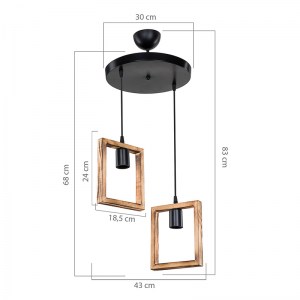 pak-147-000137-3 ΦΩΤΙΣΤΙΚΟ ΟΡΟΦΗΣ ΔΙΦΩΤΟ ISOLATE PAKOWORLD Ε27 ΚΑΡΥΔΙ Φ43X83ΕΚ