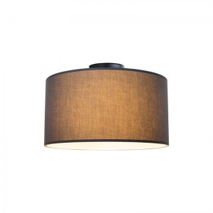 pak-147-000164-2 ΦΩΤΙΣΤΙΚΟ ΟΡΟΦΗΣ ΜΟΝΟΦΩΤΟ MOMOA PAKOWORLD ΥΦΑΣΜΑ ΣΕ ΓΚΡΙ ΑΠΟΧΡΩΣΗ Φ30X21ΕΚ