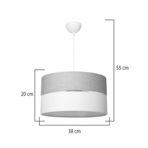 pak-147-000176-3 ΦΩΤΙΣΤΙΚΟ ΟΡΟΦΗΣ ΜΟΝΟΦΩΤΟ OPAL PAKOWORLD ΥΦΑΣΜΑ ΣΕ ΦΥΣΙΚΗ ΚΑΙ ΚΡΕΜ ΑΠΟΧΡΩΣΗ Φ38X55ΕΚ