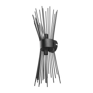 pak-147-000187 ΦΩΤΙΣΤΙΚΟ ΤΟΙΧΟΥ-ΑΠΛΙΚΑ ΔΙΦΩΤΟ CANDIL PAKOWORLD Ε14 ΣΕ ΜΑΥΡΗ ΑΠΟΧΡΩΣΗ 17X20X45ΕΚ
