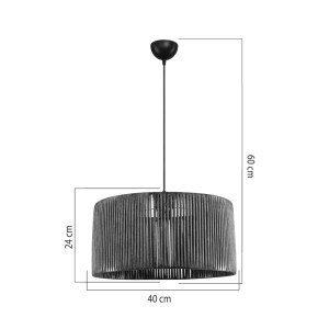 pak-147-000191-3 ΦΩΤΙΣΤΙΚΟ ΟΡΟΦΗΣ ΜΟΝΟΦΩΤΟ LAMBU PAKOWORLD Ε27 ΣΕ ΚΑΦΕ ΑΠΟΧΡΩΣΗ Φ40X20ΕΚ
