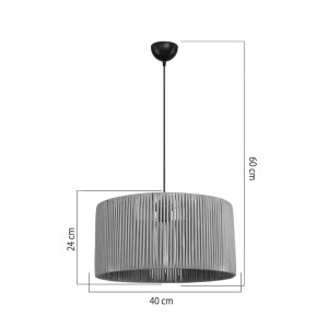pak-147-000192-3 ΦΩΤΙΣΤΙΚΟ ΟΡΟΦΗΣ ΜΟΝΟΦΩΤΟ LAMBU PAKOWORLD Ε27 ΣΕ ΦΥΣΙΚΗ ΑΠΟΧΡΩΣΗ Φ40X20ΕΚ