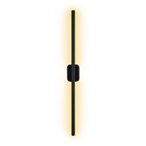 pak-147-000195-2 ΦΩΤΙΣΤΙΚΟ ΤΟΙΧΟΥ-ΑΠΛΙΚΑ SENIO PAKOWORLD LED ΜΑΥΡΟ 75X6X6ΕΚ