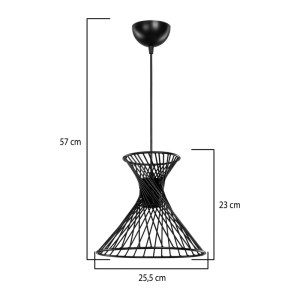 pak-147-000205-3 ΦΩΤΙΣΤΙΚΟ ΟΡΟΦΗΣ ΜΟΝΟΦΩΤΟ SONATA PAKOWORLD E27 ΣΕ ΜΑΥΡΗ ΑΠΟΧΡΩΣΗ Φ25.5X23ΕΚ