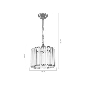 pak-147-000207-3 ΦΩΤΙΣΤΙΚΟ ΟΡΟΦΗΣ ΜΟΝΟΦΩΤΟ LAVINA PAKOWORLD Ε27 ΣΕ ΧΡΥΣΗ ΑΠΟΧΡΩΣΗ Φ20X20ΕΚ
