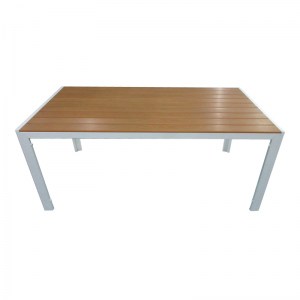 pak-152-000031-1 ΤΡΑΠΕΖΙ NARES PAKOWORLD ΑΛΟΥΜΙΝΙΟ ΛΕΥΚΟ-PLYWOOD ΦΥΣΙΚΟ 180X90X72.5ΕΚ