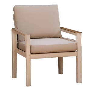 pak-152-000059-2 ΣΑΛΟΝΙ ΚΗΠΟΥ FASHIONABLE PAKOWORLD ΣΕΤ 4ΤΜΧ ΥΦΑΣΜΑ ΜΠΕΖ-ΛΕΥΚΟ ΑΛΟΥΜΙΝΙΟ