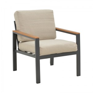 pak-152-000060-1 ΣΑΛΟΝΙ FASHIONABLE PAKOWORLD ΣΕΤ 4ΤΜΧ ΥΦΑΣΜΑ ΜΠΕΖ-ΑΝΘΡΑΚΙ ΑΛΟΥΜΙΝΙΟ