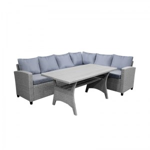 pak-152-000061 ΣΑΛΟΝΙ FLASHY PAKOWORLD ΣΕΤ 3ΤΜΧ ΥΦΑΣΜΑ ΑΝΘΡΑΚΙ-RATTAN ΑΝΘΡΑΚΙ