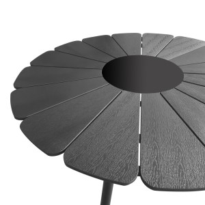 pak-152-000099-6 ΤΡΑΠΕΖΑΡΙΑ PINAP-DASHIELL ΣΕΤ 5ΤΕΜ PAKOWORLD ΜΑΥΡΟ ΑΛΟΥΜΙΝΙΟ ΚΑΙ PLYWOOD ΣΕ ΜΑΥΡΗ ΑΠΟΧΡΩΣΗ Φ110X74ΕΚ