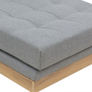 pak-166-000022-5 ΓΩΝΙΑΚΟΣ ΚΑΝΑΠΕΣ ΑΝΑΣΤΡΕΨΙΜΟΣ MIRABEL PAKOWORLD ΓΚΡΙ ΥΦΑΣΜΑ-ΦΥΣΙΚΟ ΞΥΛΟ 250X184X100ΕΚ