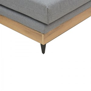 pak-166-000022-6 ΓΩΝΙΑΚΟΣ ΚΑΝΑΠΕΣ ΑΝΑΣΤΡΕΨΙΜΟΣ MIRABEL PAKOWORLD ΓΚΡΙ ΥΦΑΣΜΑ-ΦΥΣΙΚΟ ΞΥΛΟ 250X184X100ΕΚ
