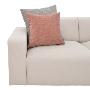 pak-166-000027-3 ΓΩΝΙΑΚΟΣ ΚΑΝΑΠΕΣ ΑΝΑΣΤΡΕΨΙΜΟΣ BOLOGNA PAKOWORLD ΥΦΑΣΜΑ ΣΕ ΚΡΕΜ ΑΠΟΧΡΩΣΗ 285X186X95ΕΚ