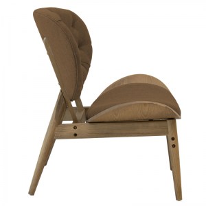 pak-167-000019-2 ΠΟΛΥΘΡΟΝΑ RELAX UDALLE PAKOWORLD ΜΑΣΙΦ ΞΥΛΟ ΚΑΡΥΔΙ-ΥΦΑΣΜΑ ΚΑΦΕ 77X70X82ΕΚ