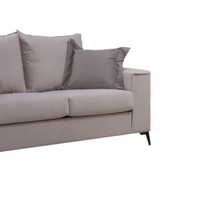 pak-168-000048-2 ΚΑΝΑΠΕΣ VERONA 2ΘΕΣΙΟΣ CREAM - ΜΑΞΙΛΑΡΙΑ MOCHA 173X93X100ΕΚ