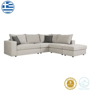 pak-168-000065 ΠΟΛΥΜΟΡΦΙΚΟΣ-ΑΝΑΣΤΡΕΨΙΜΟΣ ΚΑΝΑΠΕΣ LONDON PAKOWORLD ΑΝΟΙΧΤΟ ΓΚΡΙ ΥΦΑΣΜΑ ΜΕ ΜΑΞΙΛΑΡΙΑ ΣΕ ΠΟΝΤΙΚΙ ΑΠΟΧΡΩΣΗ 296X246X95ΕΚ