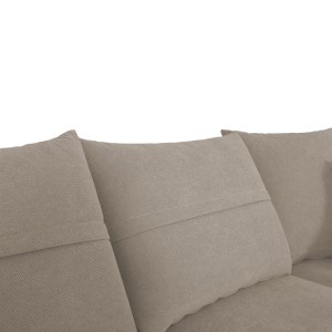 pak-168-000073-2 ΓΩΝΙΑΚΟΣ ΚΑΝΑΠΕΣ ΔΕΞΙΑ ΓΩΝΙΑ MONTANA PAKOWORLD ΓΚΡΙ-ΜΠΕΖ ΥΦΑΣΜΑ ΜΕ ΜΑΞΙΛΑΡΙΑ ΣΕ ΑΠΟΧΡΩΣΗ ΑΝΟΙΧΤΟ ΓΚΡΙ 275X215X93ΕΚ