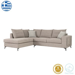 pak-168-000073 ΓΩΝΙΑΚΟΣ ΚΑΝΑΠΕΣ ΔΕΞΙΑ ΓΩΝΙΑ MONTANA PAKOWORLD ΓΚΡΙ-ΜΠΕΖ ΥΦΑΣΜΑ ΜΕ ΜΑΞΙΛΑΡΙΑ ΣΕ ΑΠΟΧΡΩΣΗ ΑΝΟΙΧΤΟ ΓΚΡΙ 275X215X93ΕΚ