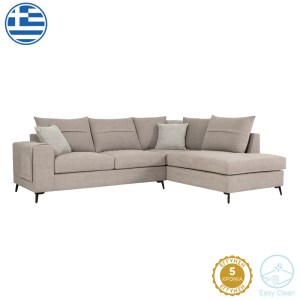 pak-168-000074 ΓΩΝΙΑΚΟΣ ΚΑΝΑΠΕΣ ΑΡΙΣΤΕΡΗ ΓΩΝΙΑ MONTANA PAKOWORLD ΓΚΡΙ-ΜΠΕΖ ΥΦΑΣΜΑ ΜΕ ΜΑΞΙΛΑΡΙΑ ΣΕ ΑΠΟΧΡΩΣΗ ΑΝΟΙΧΤΟ ΓΚΡΙ 275X215X93ΕΚ
