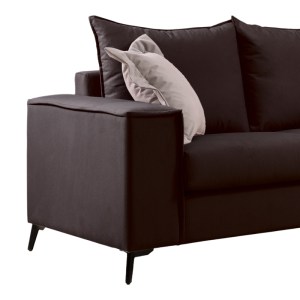 pak-168-000079-1 ΚΑΝΑΠΕΣ VERONA 2ΘΕΣΙΟΣ ΑΝΘΡΑΚΙ ΥΦΑΣΜΑ ΜΕ ΜΑΞΙΛΑΡΙΑ ΣΕ ΜΠΕΖ ΑΠΟΧΡΩΣΗ 173X93X100ΕΚ