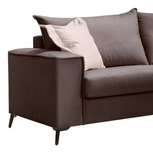 pak-168-000080-1 ΚΑΝΑΠΕΣ VERONA 3ΘΕΣΙΟΣ ΑΝΘΡΑΚΙ ΥΦΑΣΜΑ ΜΕ ΜΑΞΙΛΑΡΙΑ ΣΕ ΜΠΕΖ ΑΠΟΧΡΩΣΗ 225X93X100ΕΚ