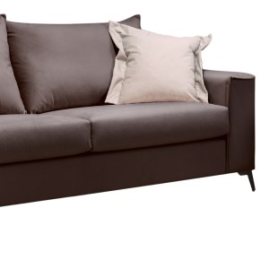 pak-168-000080-2 ΚΑΝΑΠΕΣ VERONA 3ΘΕΣΙΟΣ ΑΝΘΡΑΚΙ ΥΦΑΣΜΑ ΜΕ ΜΑΞΙΛΑΡΙΑ ΣΕ ΜΠΕΖ ΑΠΟΧΡΩΣΗ 225X93X100ΕΚ