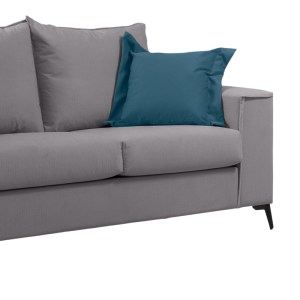pak-168-000081-2 ΚΑΝΑΠΕΣ VERONA 2ΘΕΣΙΟΣ ΑΝΟΙΧΤΟ ΓΚΡΙ ΥΦΑΣΜΑ ΜΕ ΜΑΞΙΛΑΡΙΑ ΣΕ ΜΠΛΕ ΑΠΟΧΡΩΣΗ 173X93X100ΕΚ