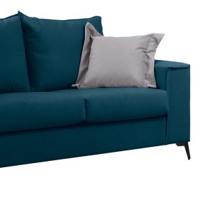 pak-168-000083-2 ΚΑΝΑΠΕΣ VERONA 2ΘΕΣΙΟΣ ΜΠΛΕ ΥΦΑΣΜΑ ΜΕ ΜΑΞΙΛΑΡΙΑ ΣΕ ΑΠΟΧΡΩΣΗ ΑΝΟΙΧΤΟ ΓΚΡΙ 173X93X100ΕΚ