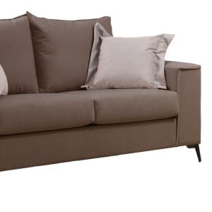 pak-168-000091-2 ΚΑΝΑΠΕΣ VERONA 2ΘΕΣΙΟΣ ΜΟΚΑ ΥΦΑΣΜΑ ΜΕ ΜΑΞΙΛΑΡΙΑ ΣΕ ΚΡΕΜ ΑΠΟΧΡΩΣΗ 173X93X100ΕΚ