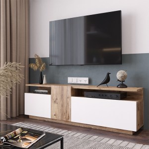 pak-176-000055-3 ΕΠΙΠΛΟ ΤΗΛΕΟΡΑΣΗΣ ELANA PAKOWORLD SONOMA-ΛΕΥΚΟ 150X29.5X46.3ΕΚ