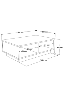 pak-176-000107-4.png ΤΡΑΠΕΖΙ ΣΑΛΟΝΙΟΥ THUNDER PAKOWORLD ΑΝΘΡΑΚΙ ANTIQUE-ΓΚΡΙ ANTIQUE 90X60X31.5ΕΚ