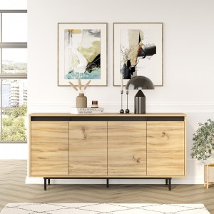 pak-176-000121-3 ΜΠΟΥΦΕΣ JETHRO PAKOWORLD SONOMA-WENGE 160X44.5X75.5ΕΚ