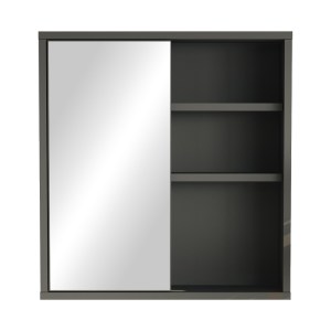 pak-176-000195-2 ΝΤΟΥΛΑΠΙ ΜΠΑΝΙΟΥ BAGNO ΜΕ ΚΑΘΡΕΠΤΗ PAKOWORLD ΣΕ ΑΝΘΡΑΚΙ ΑΠΟΧΡΩΣΗ 60X14.5X63.6ΕΚ