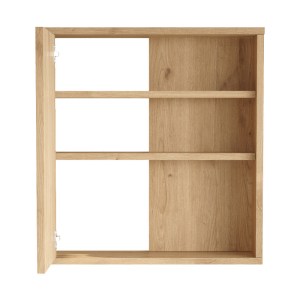 pak-176-000196-2 ΝΤΟΥΛΑΠΙ ΜΠΑΝΙΟΥ BAGNO ΜΕ ΚΑΘΡΕΠΤΗ PAKOWORLD ΣΕ ΦΥΣΙΚΗ ΑΠΟΧΡΩΣΗ 60X14.5X63.6ΕΚ